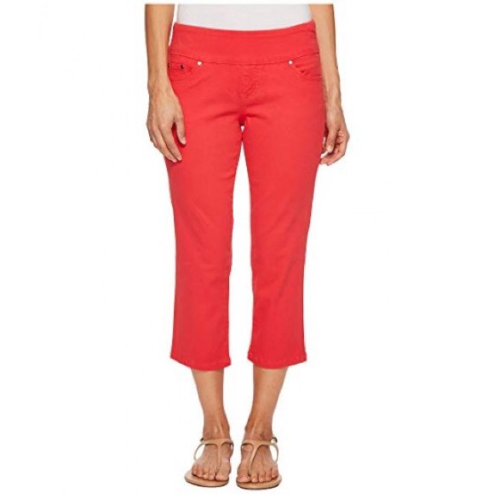 NWT JAG pull on straight crop jeans